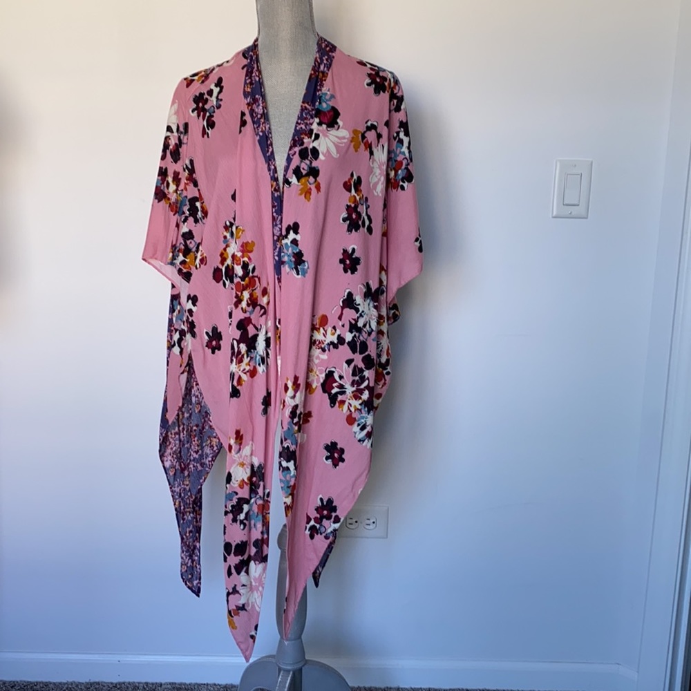 Floral Ruana